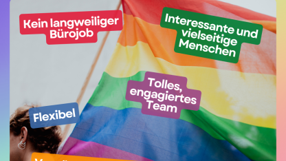 Stellenausschreibung Fachkraft Prävention, Öffentlichkeitsarbeit & Beratung