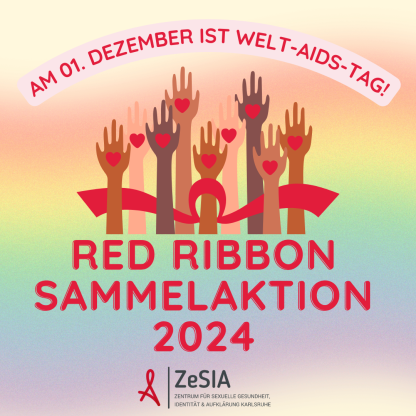 Red Ribbon Sammelaktion zum Welt-AIDS-Tag am 01.12.