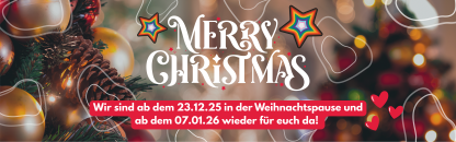 Wir gehen in die Weihnachtspause 2025